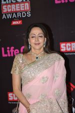 Hema Malini at Life Ok Screen Awards red carpet in Mumbai on 14th Jan 2015